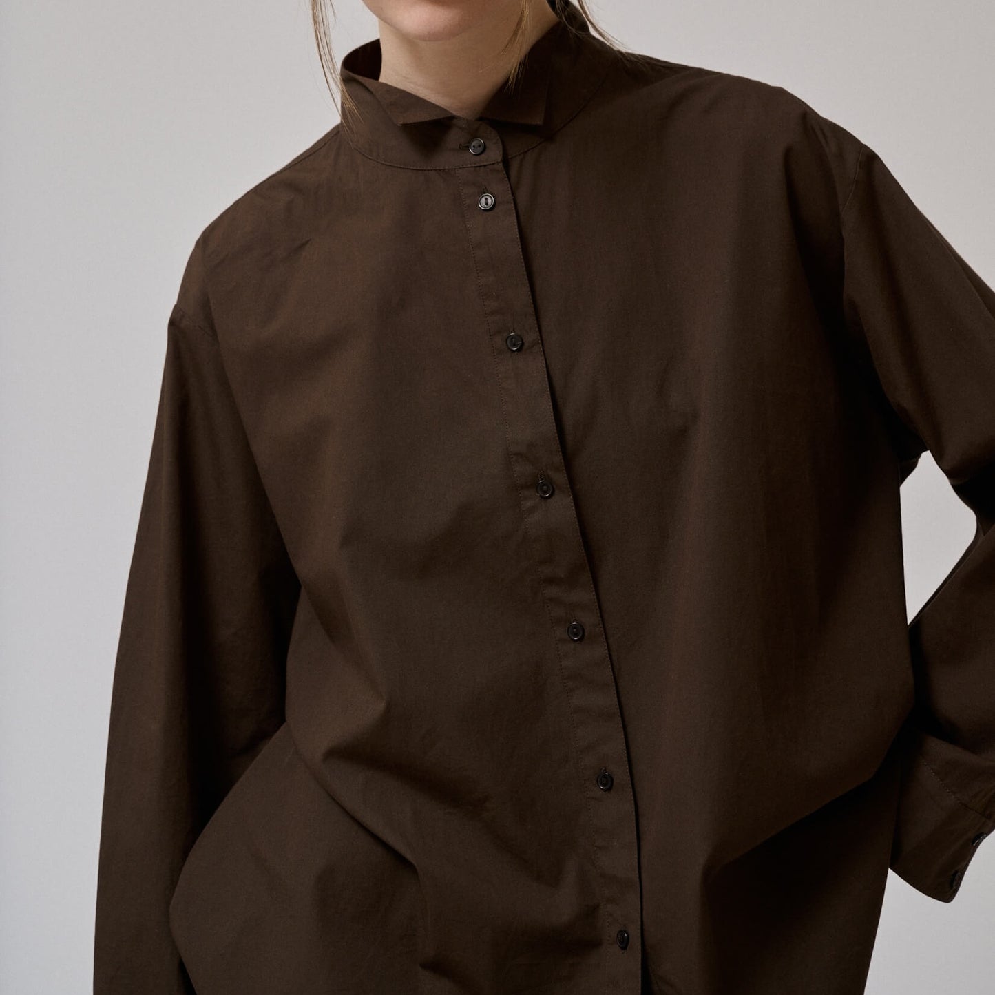Irissa Is oversize shirt - Demitasse