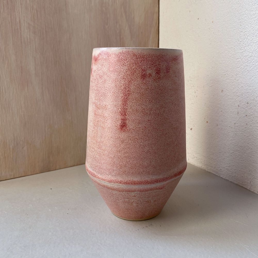 Oda Garten Vase, Medium, Rosa - Julie Damhus