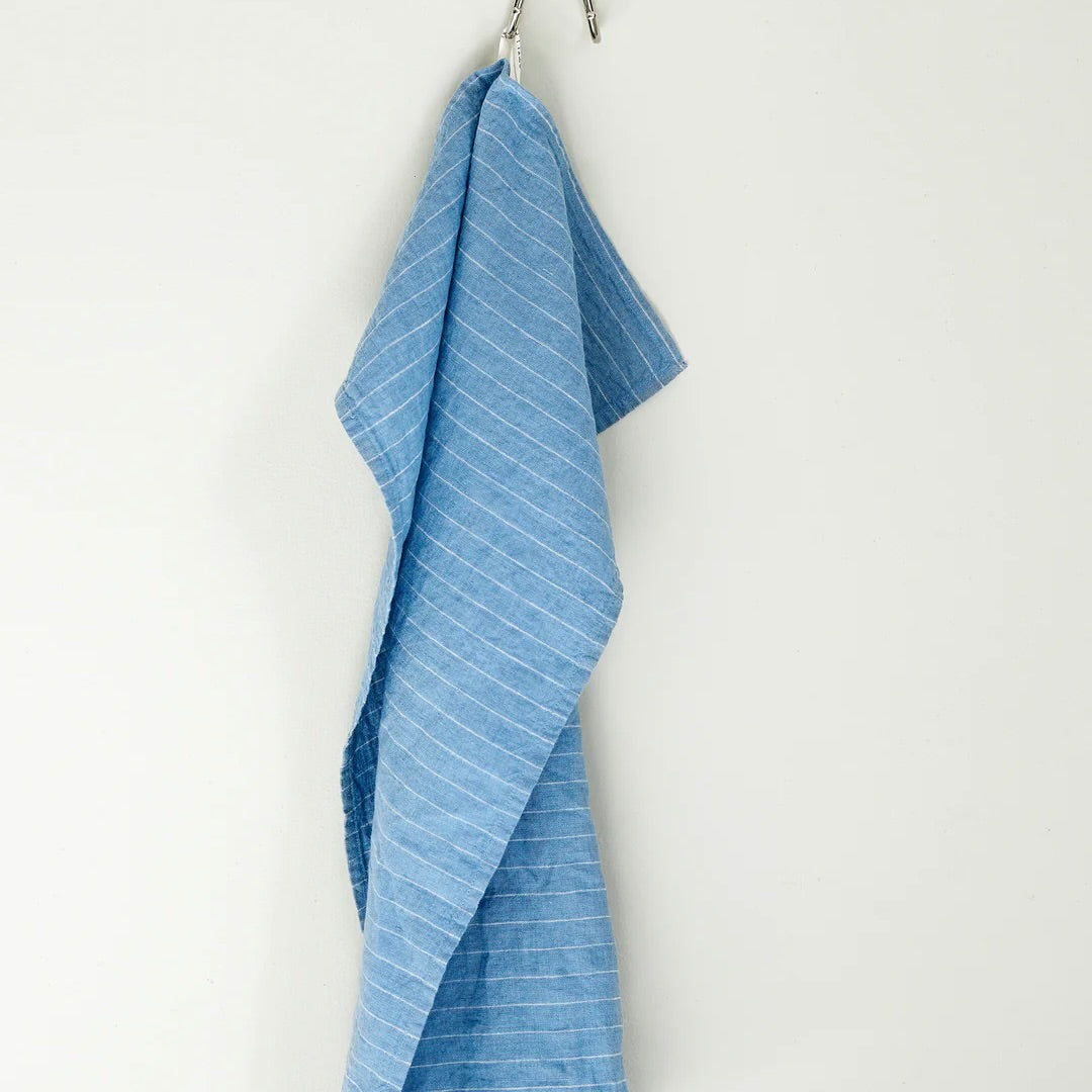 Kitchen Towel - Set of 2 - Limestone/Blue