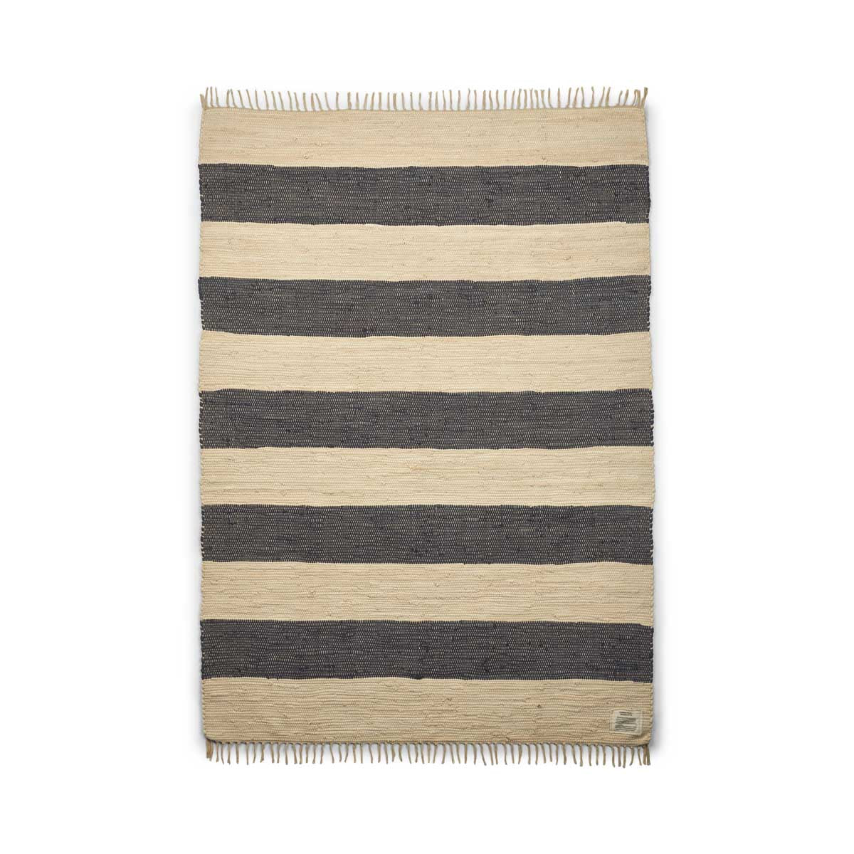 Chindi Rug, Grey & Beige- Bongusta