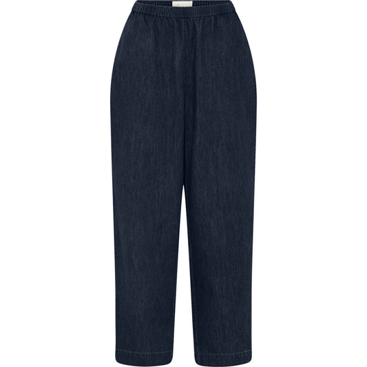 Melbourne denim bukser lang, Dark blue - Frau