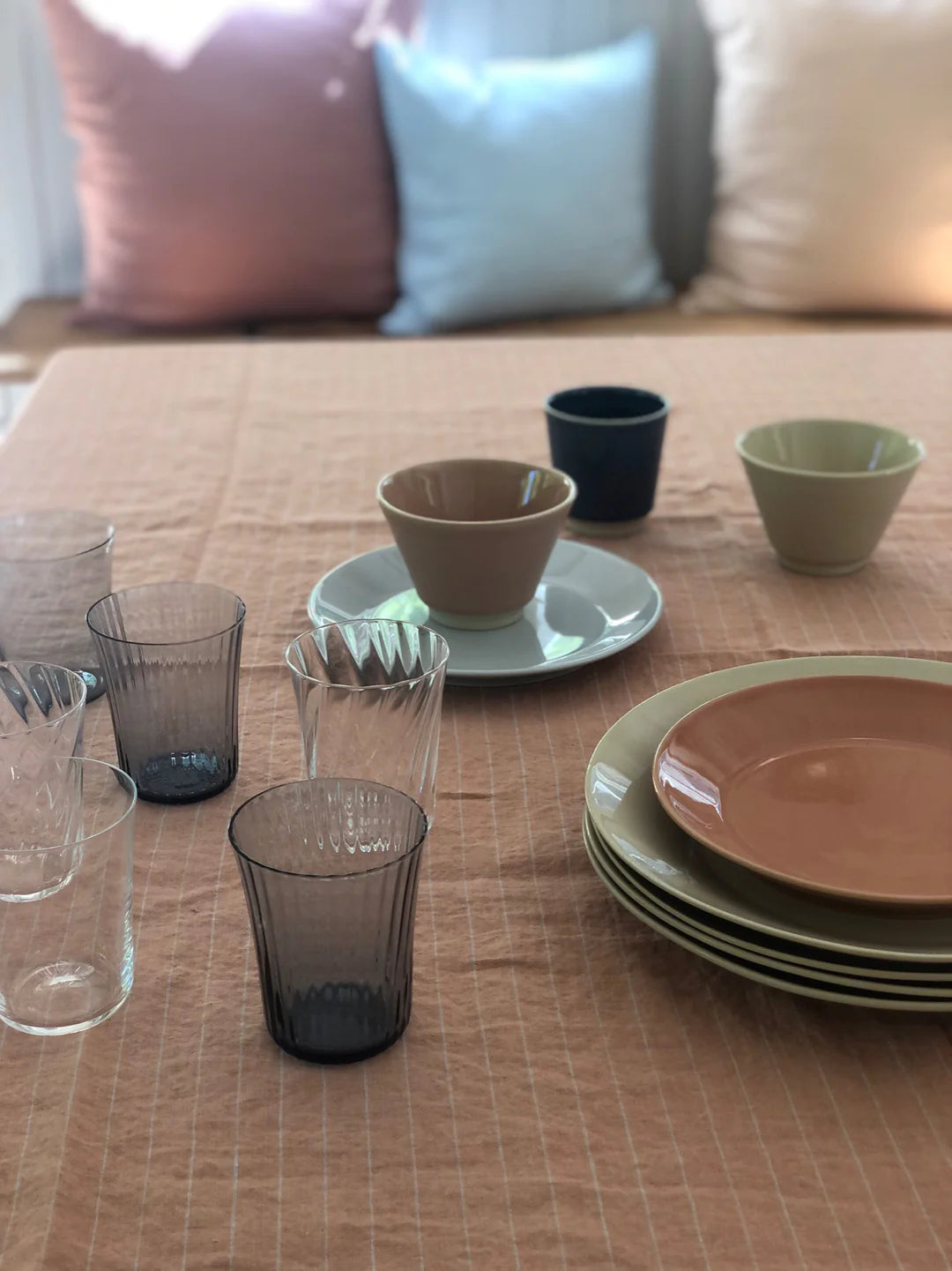 Memphis Dinner Plate - Ice Blue