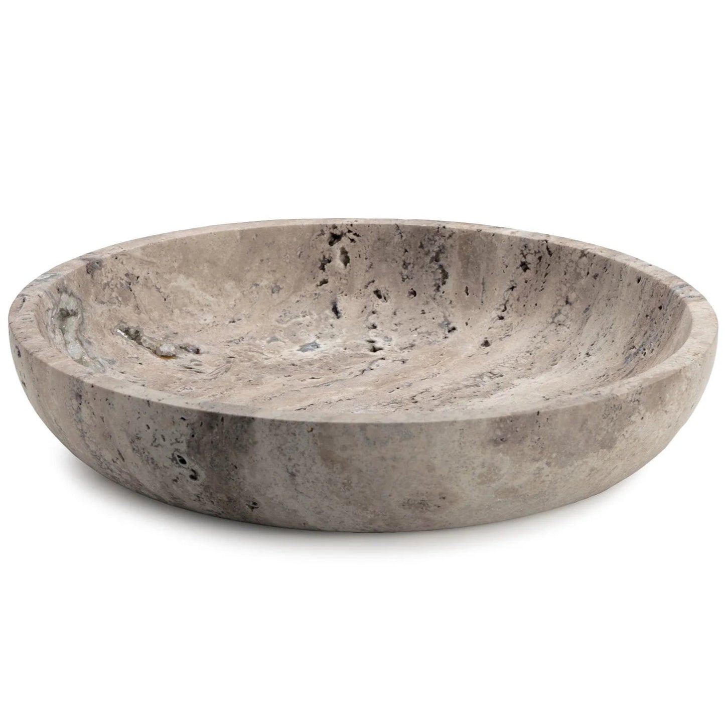 Hyben | Travertin Silver | Skål |