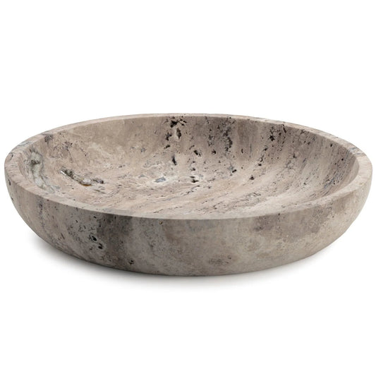 Hyben | Travertin Silver | Skål |