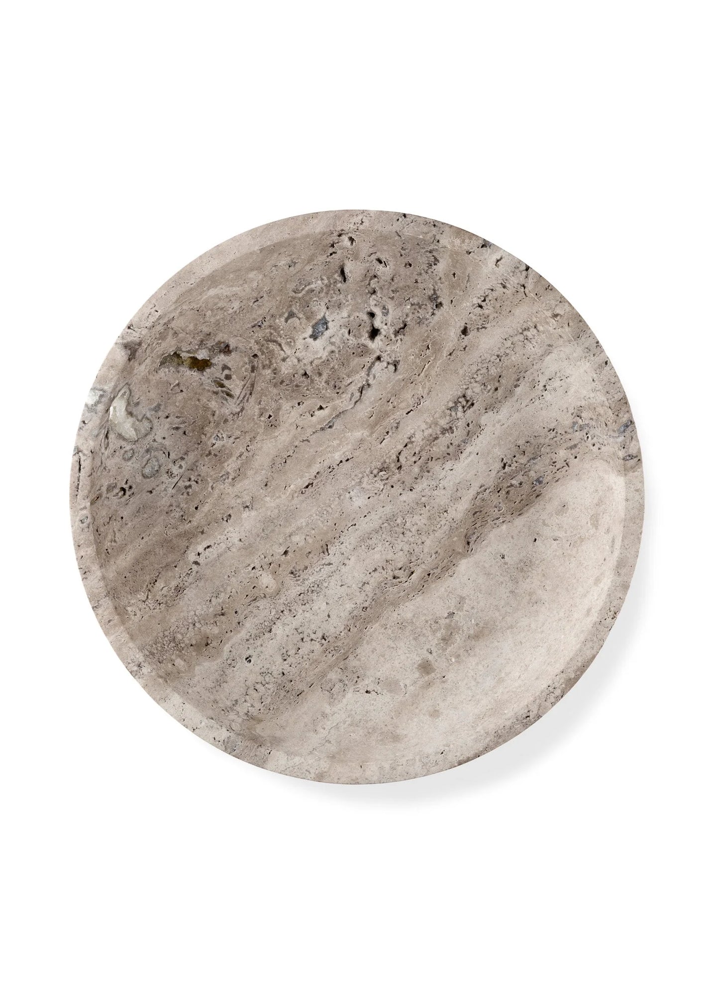 Hyben | Travertin Silver | Skål |