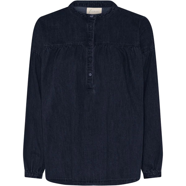 Paris denim skjorte, Dark blue denim - Frau