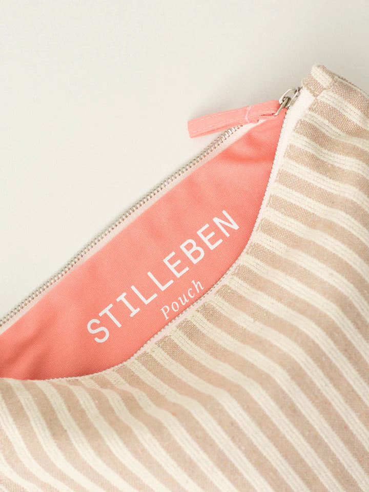Pouch Large, Structure Beige - Stilleben