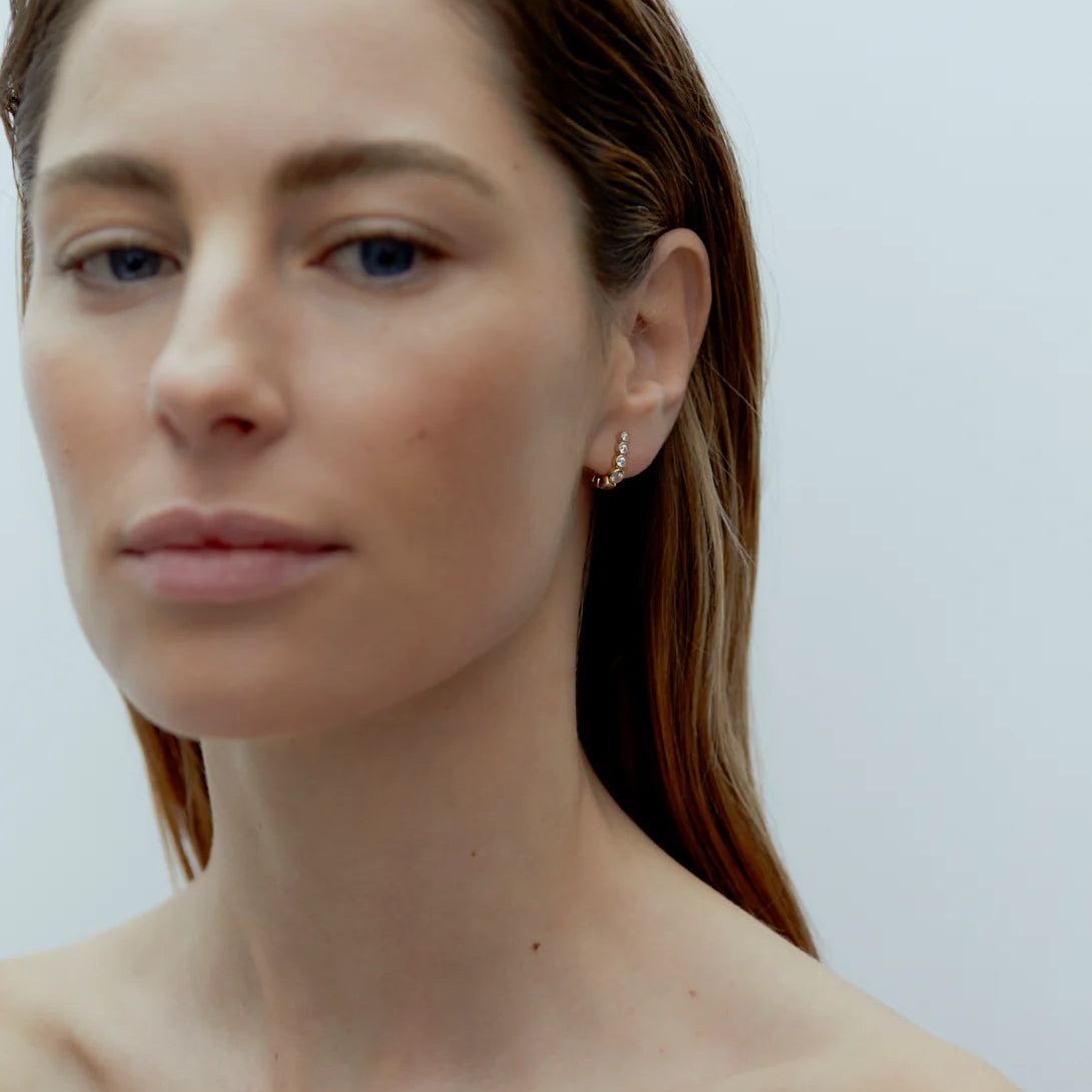 Odette Earrings, Gold