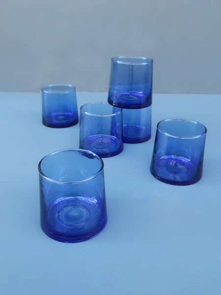 Drikkeglas, Blå - Craft Sisters