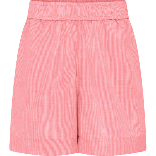 Sydney shorts, Hot Coral Stripe - FRAU