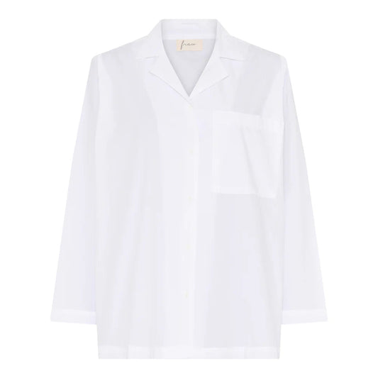 Seattle Skjorte, Bright White - Frau