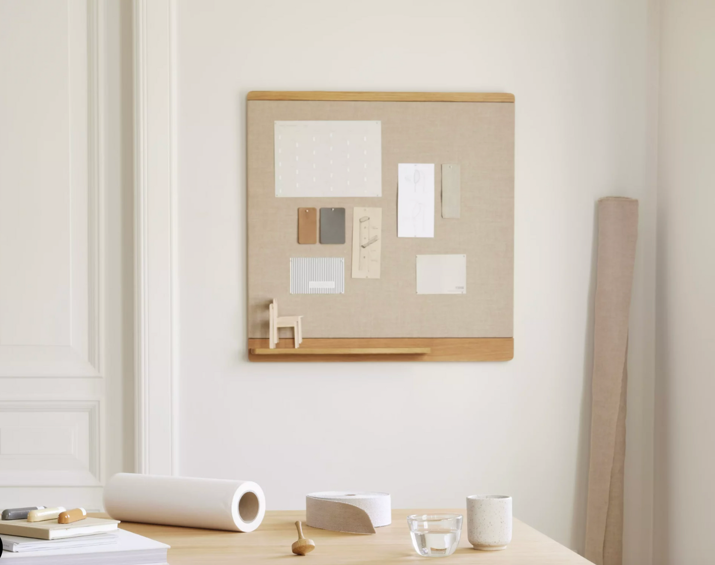 Rim Pinboard 75×75, Oak