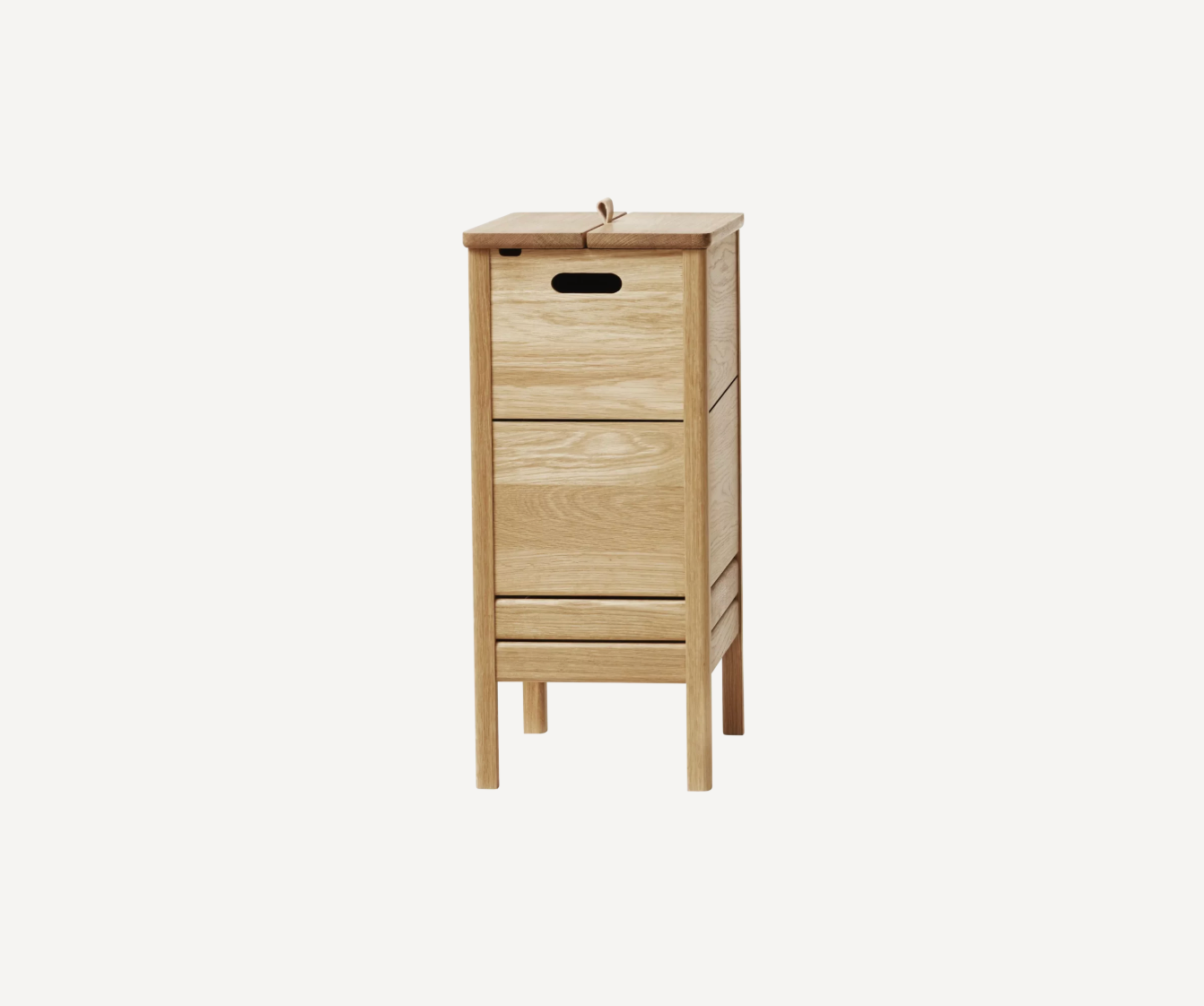 A Line Laundry Box, Oak