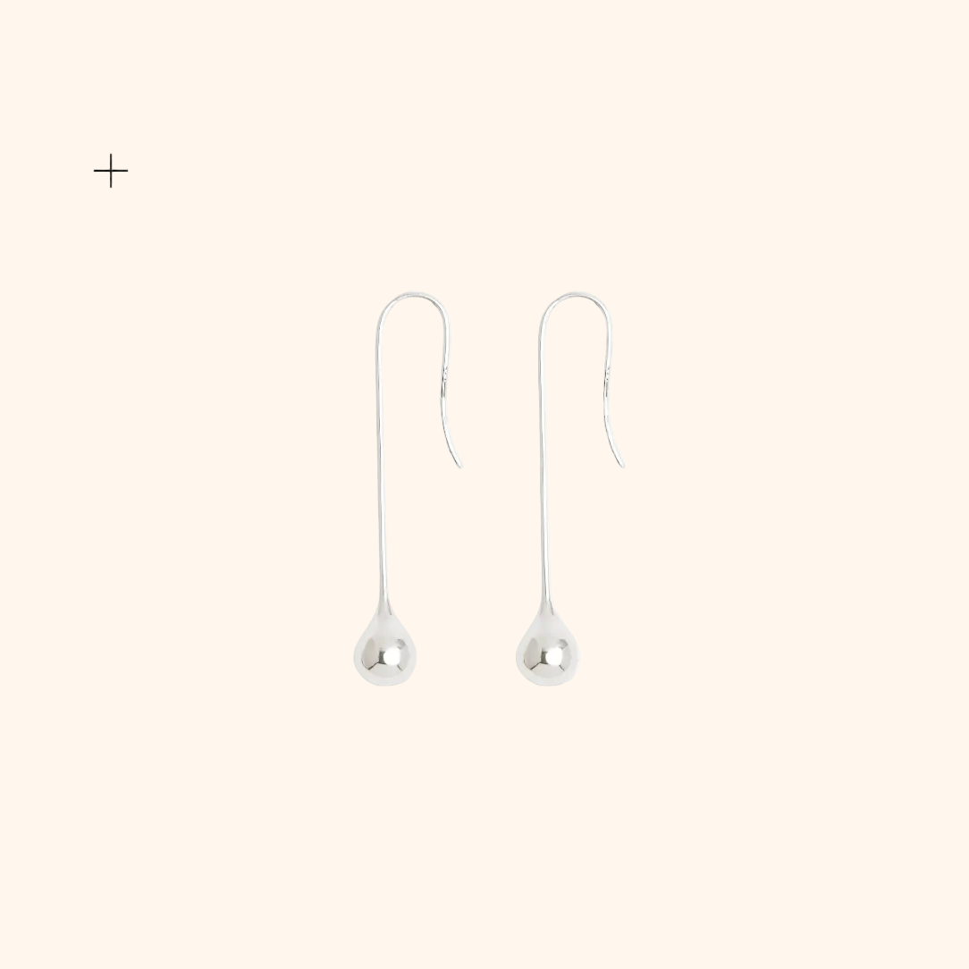 Datura Long Drop Earrings