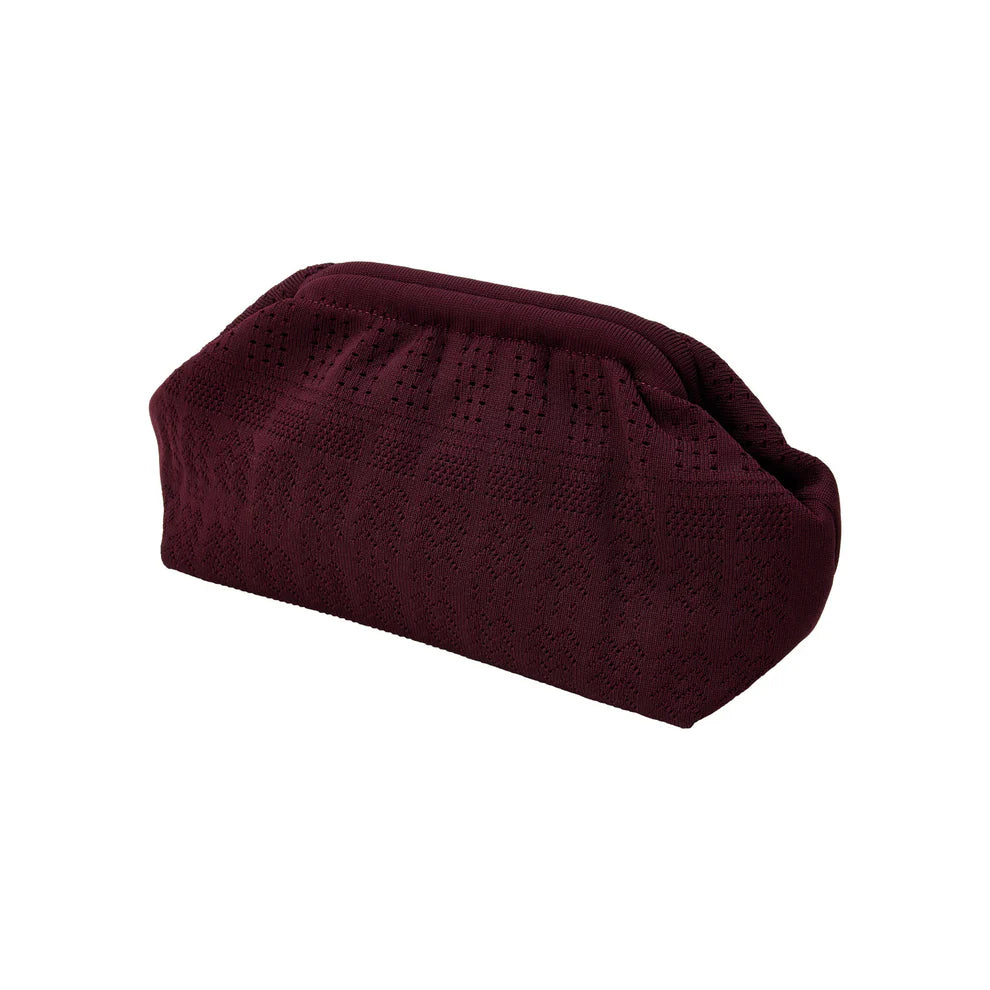 Rosalia Clutch,Bordeaux Lace, Large - Pico