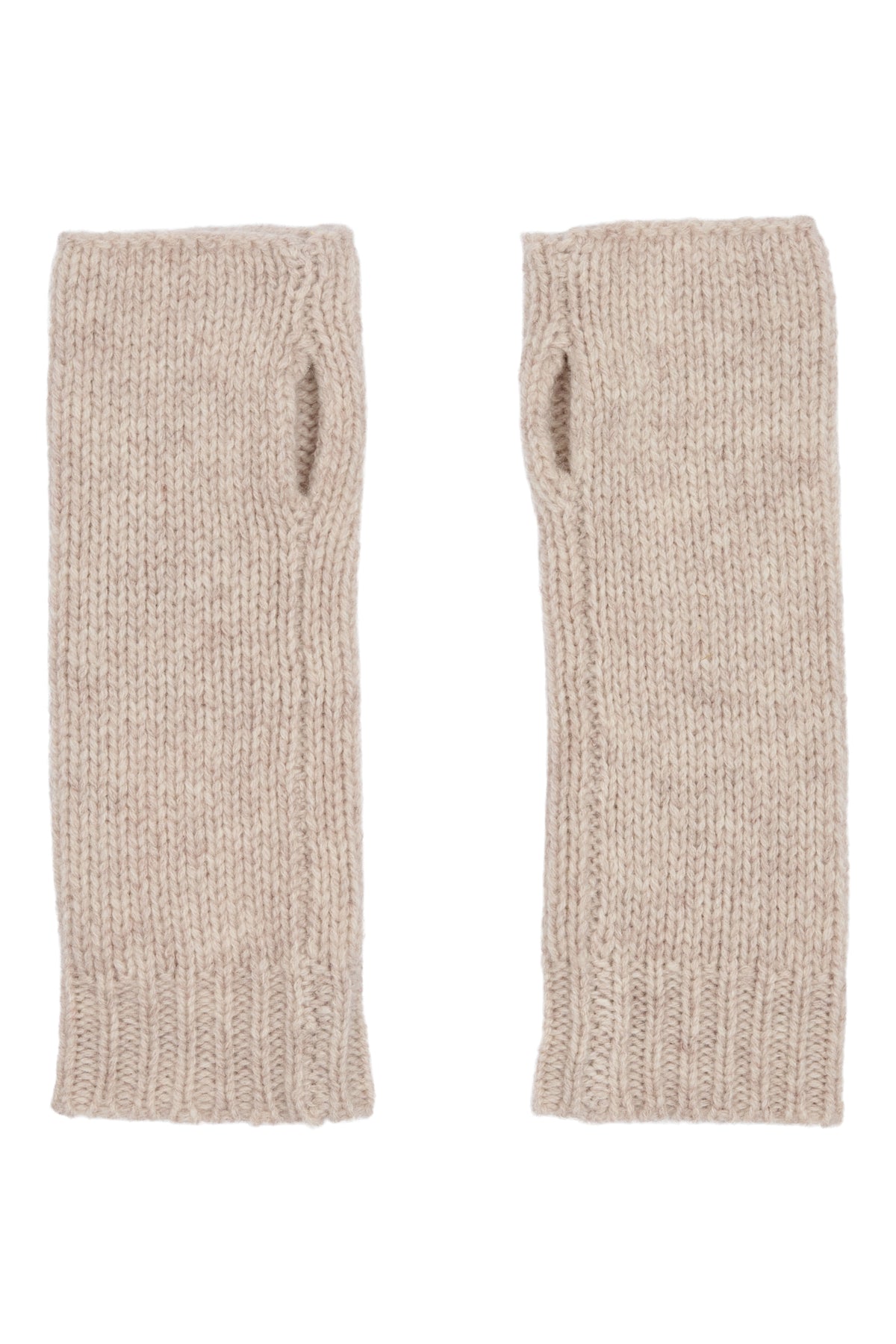 VALLEY FINGERLESS GLOVES - NATURE WHITE MELANGE