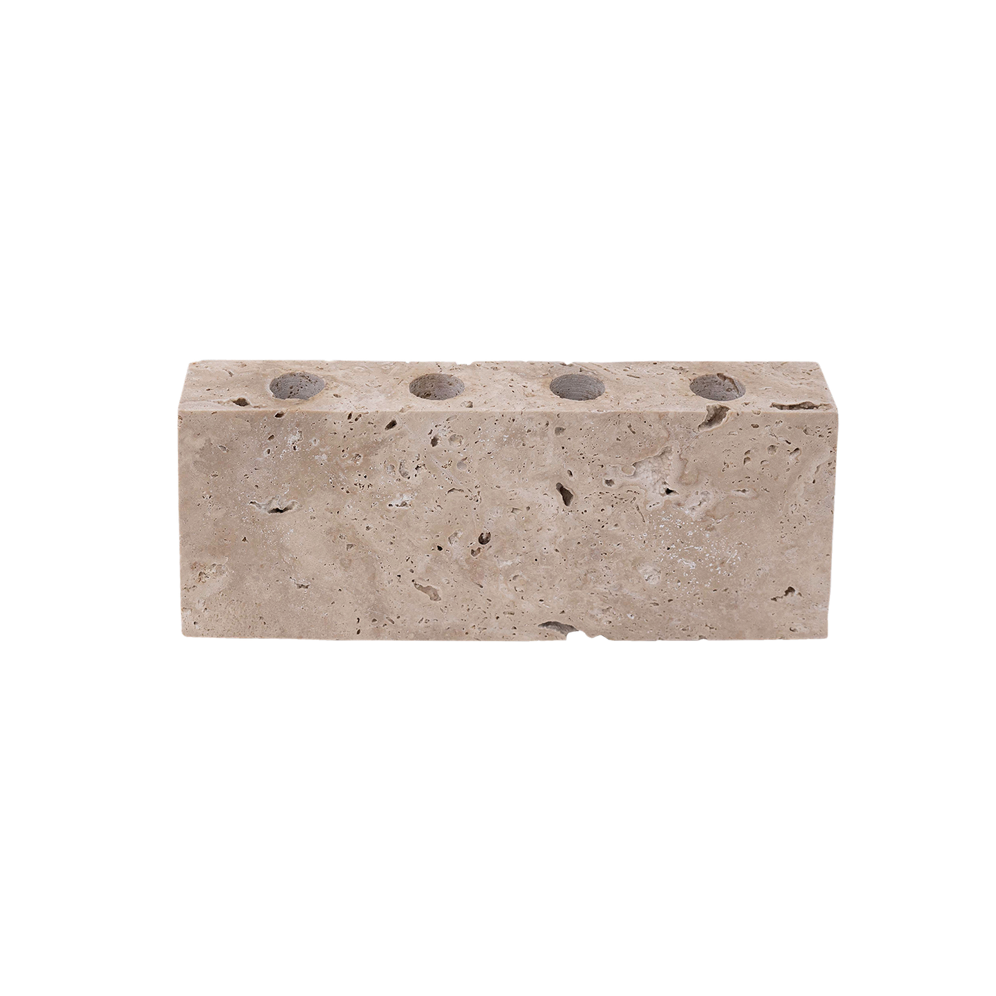 Epode, Travertin, Lysestage fire lys - Wabi Sabi Nordic