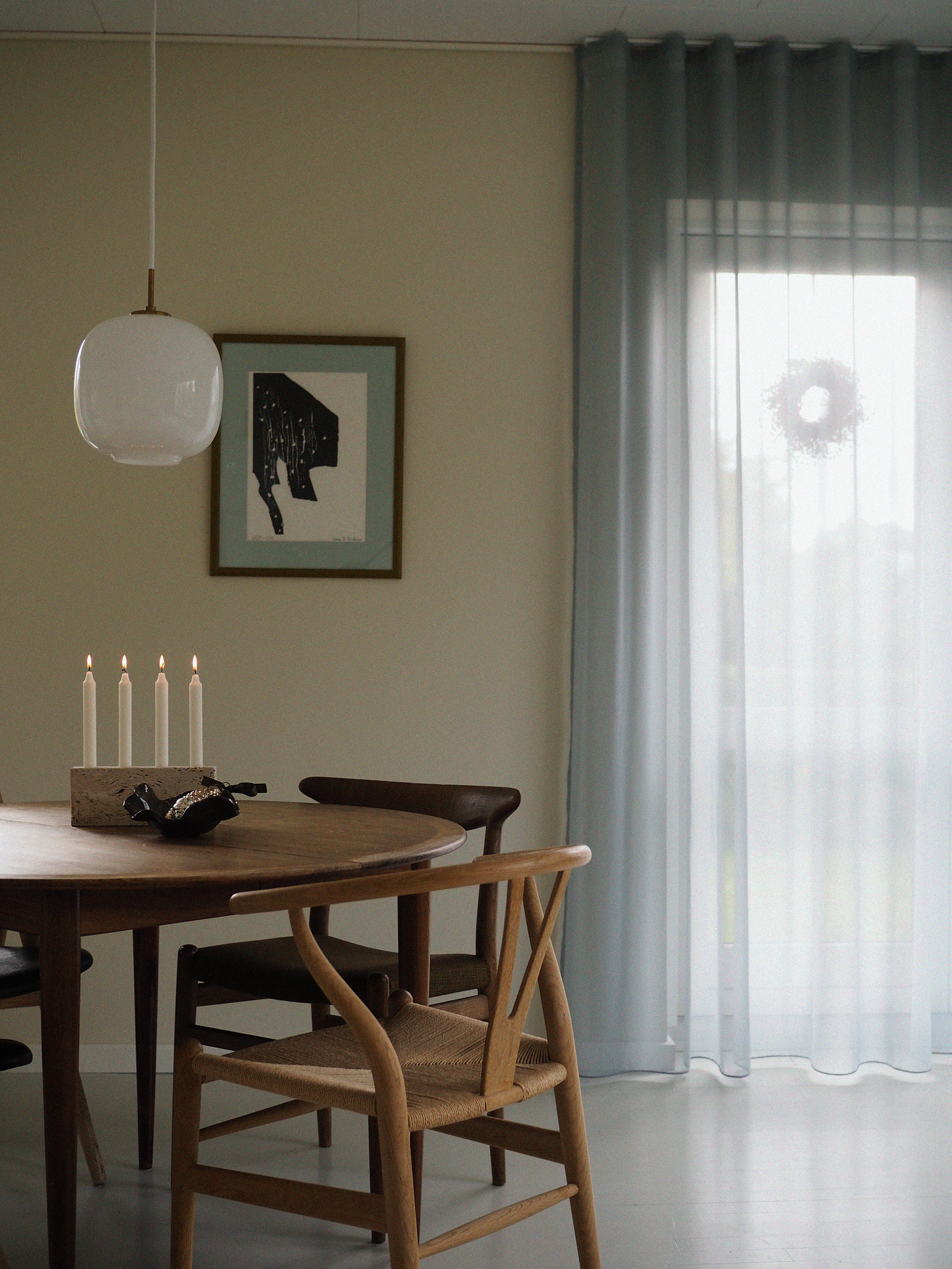 Epode, Travertin, Lysestage fire lys - Wabi Sabi Nordic