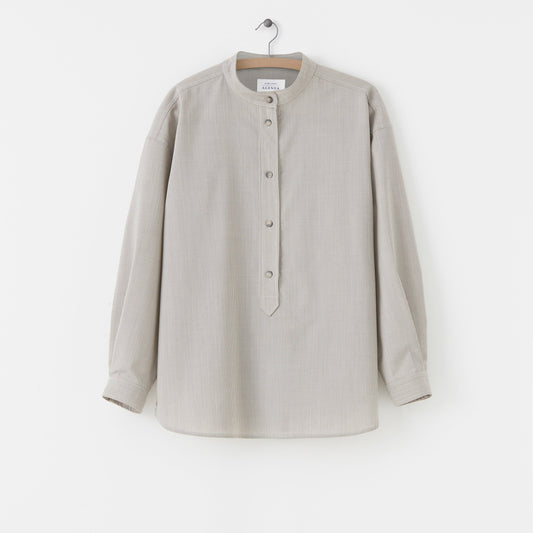 Agnes shirt, light grey stripe - Fabulous Agenda