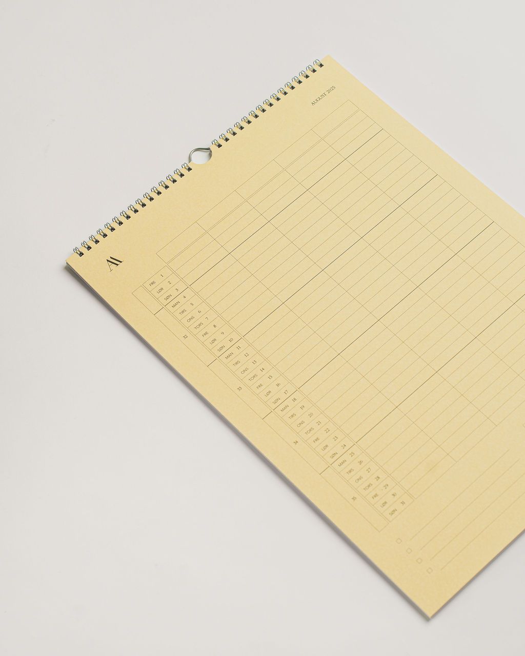 Vægkalender 2025 - Atelier Aarhus