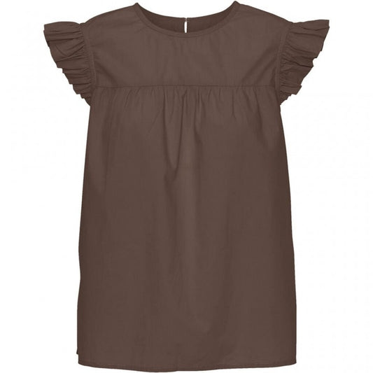 Stockholm top, Coffee Quartz Brown - Frau