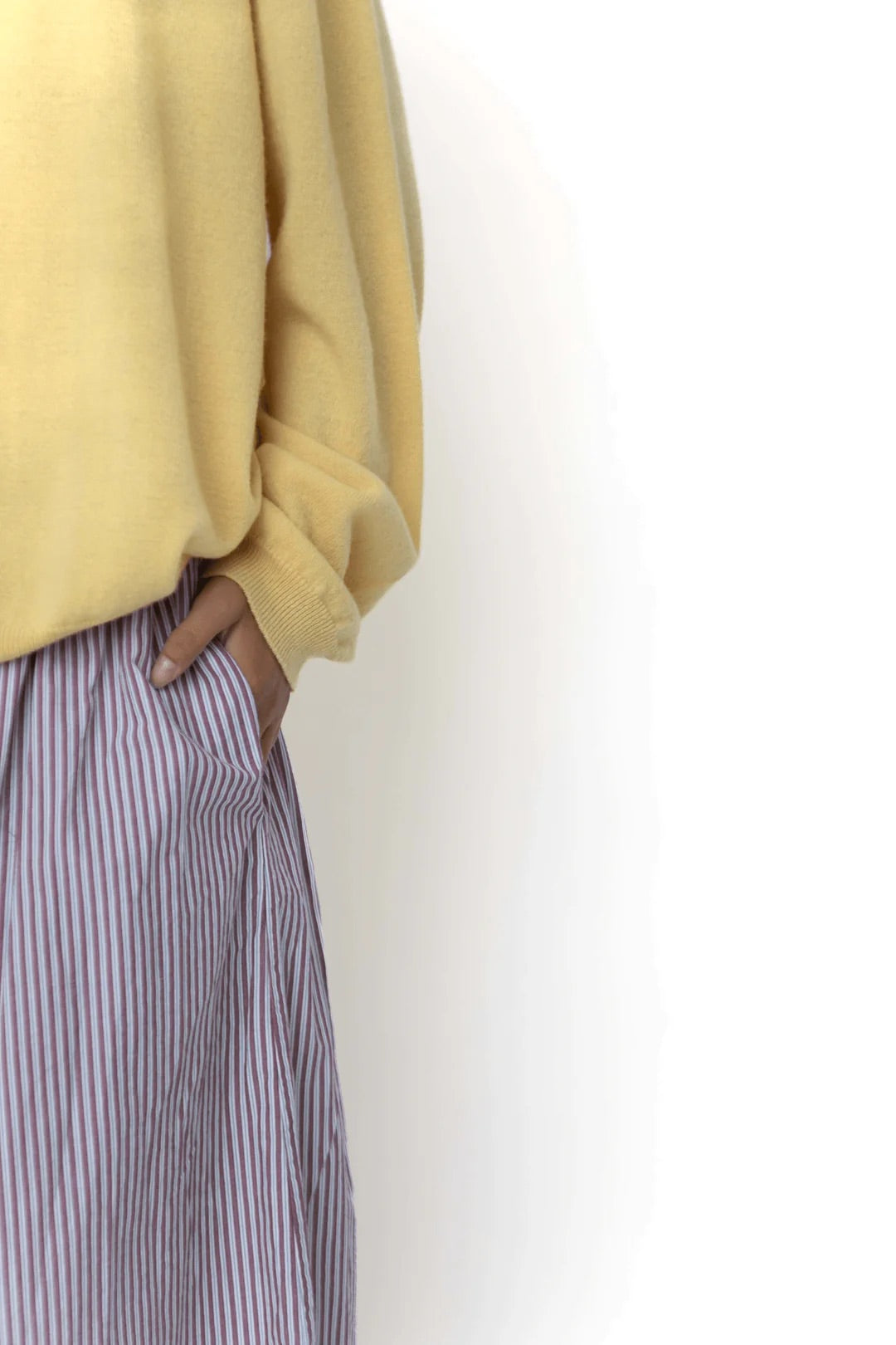 Olga skirt, Architect stripe - Studio Feder