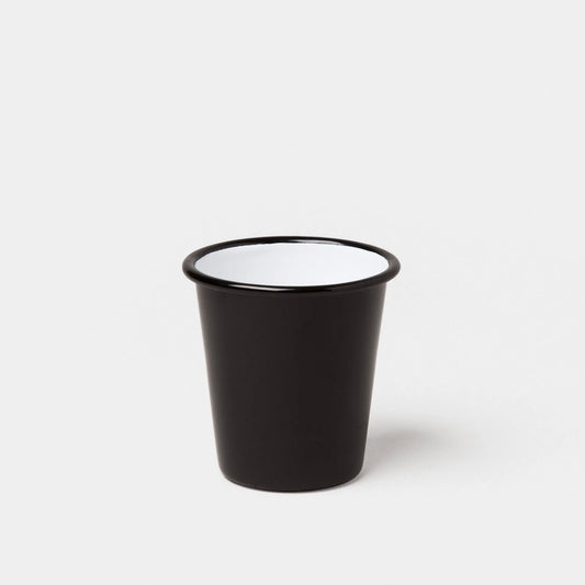 Krus 9 cm, Coal Black- Falcon Enamelware