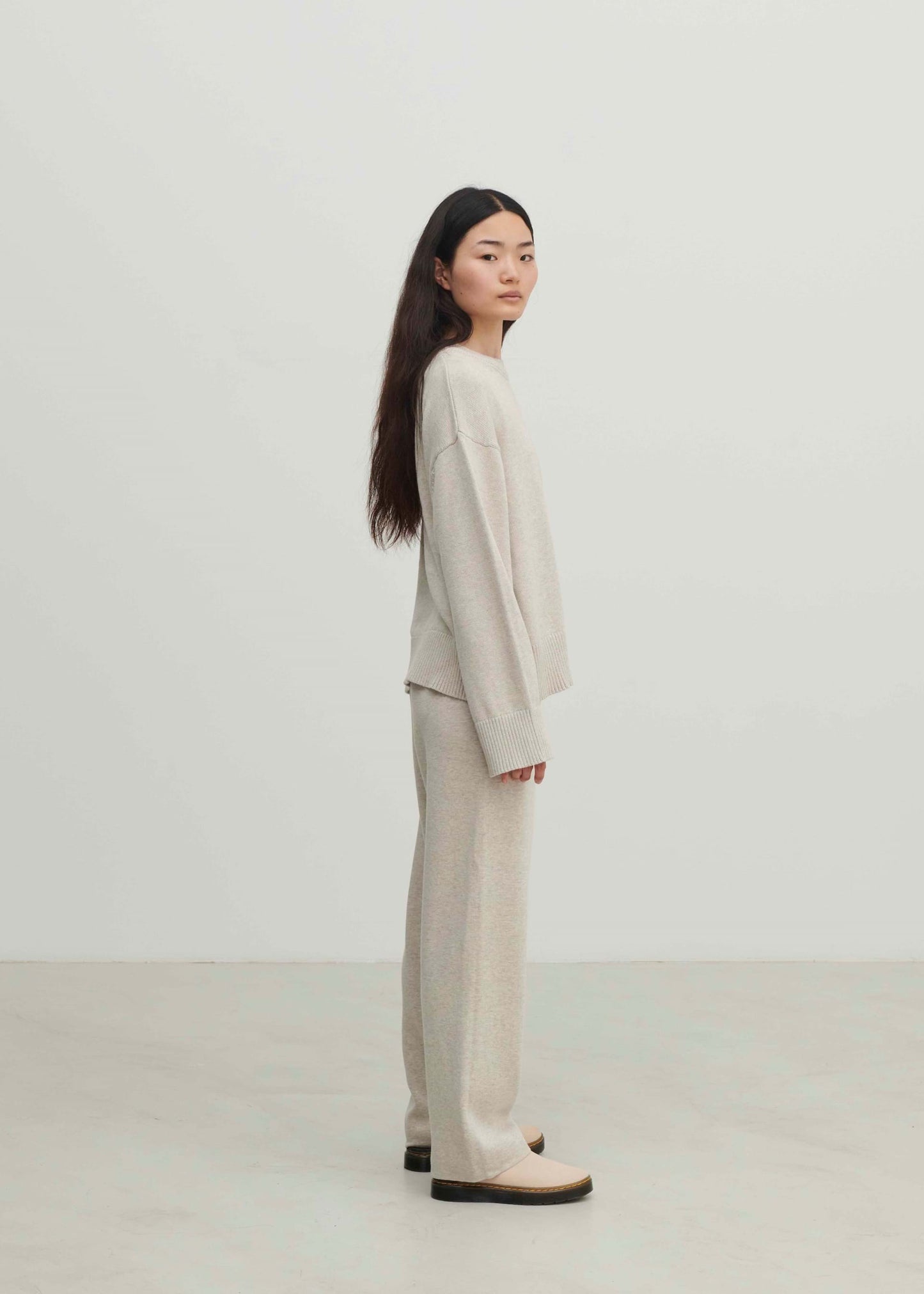 Summer Sweater, taupe melange - FUB