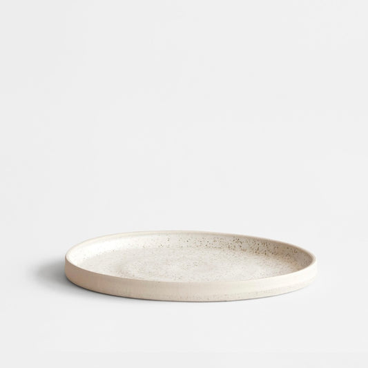 VIGGO Plate, Large, Eggshell White - TYBO