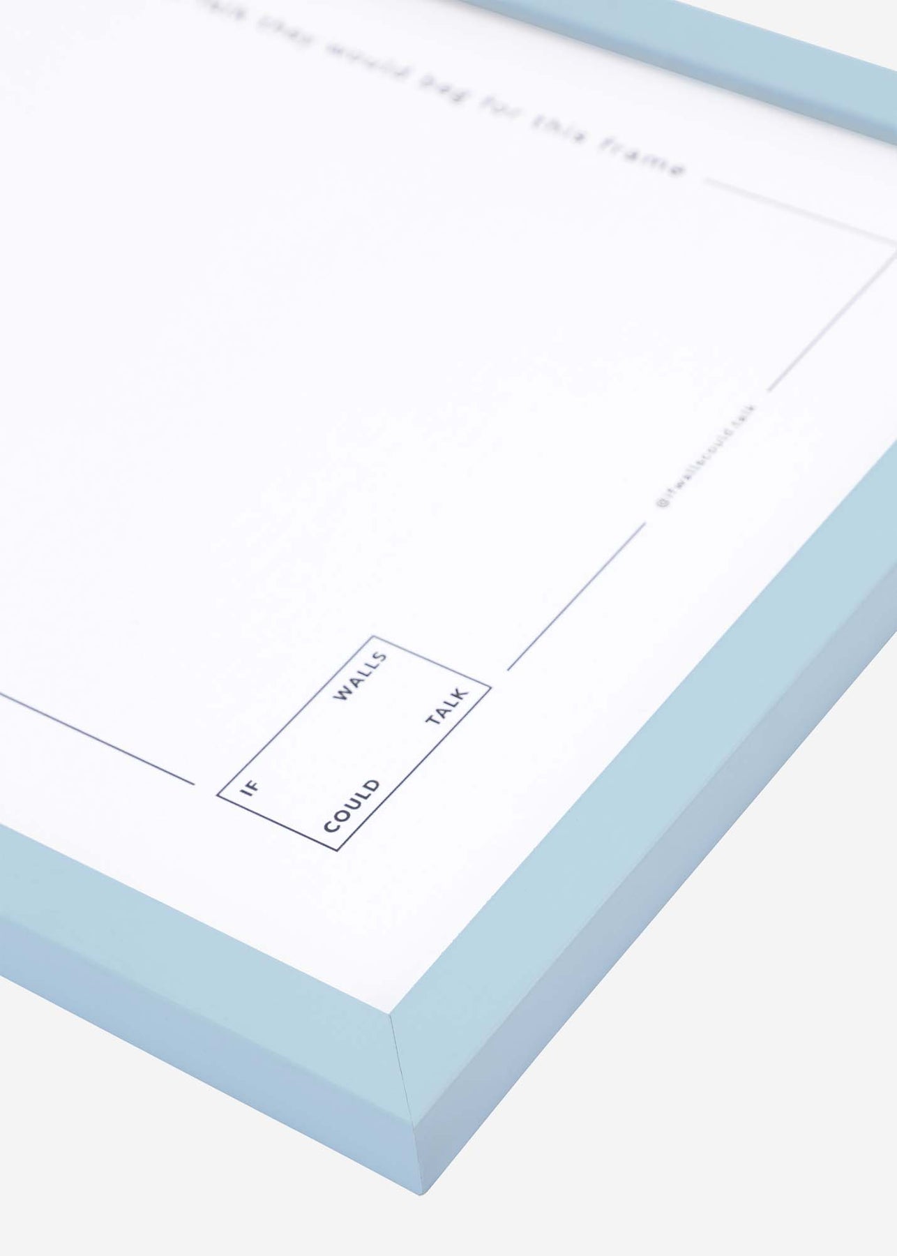 Ramme A3 - Light blue