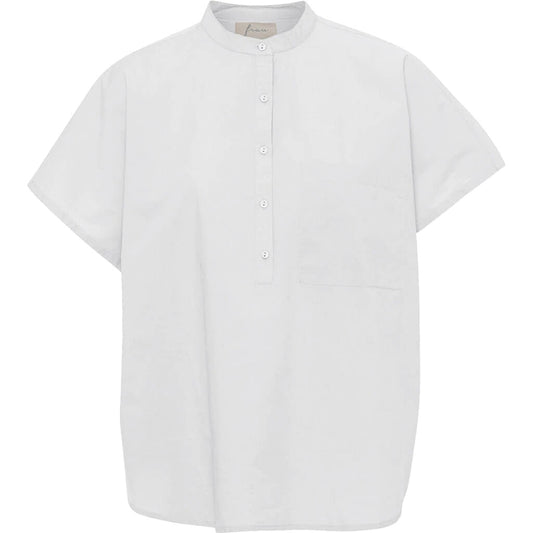 Colombo kortærmet skjorte, Bright White - Frau