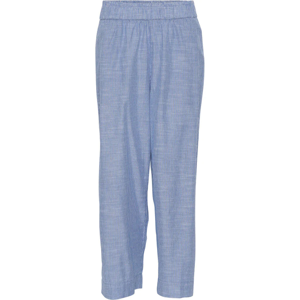 Copenhagen Ankle Pants, Blåstribet - Frau