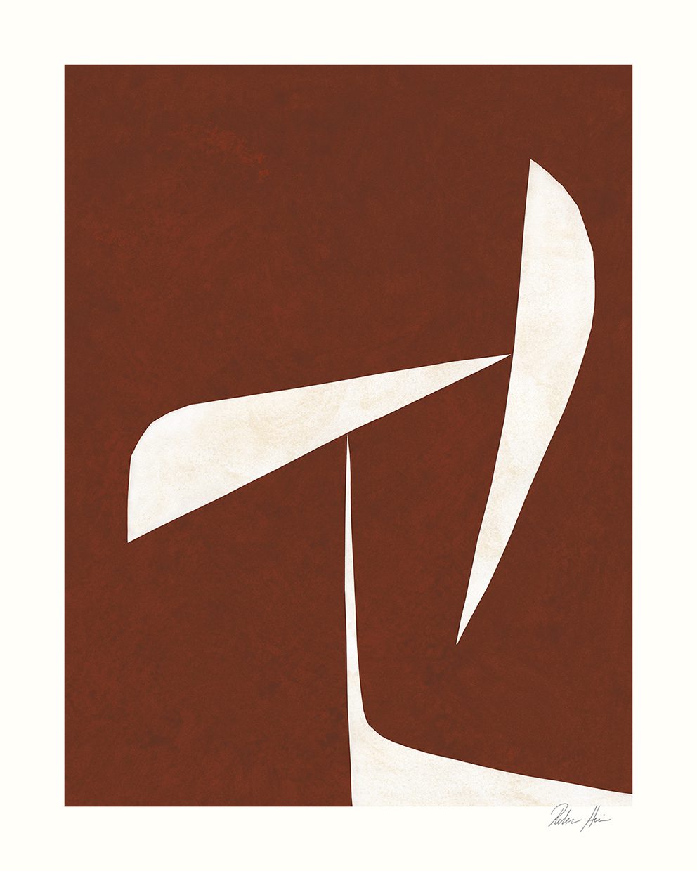 Kunsttryk af Rebekka Hein Move no. 2 - 40x50 med ramme