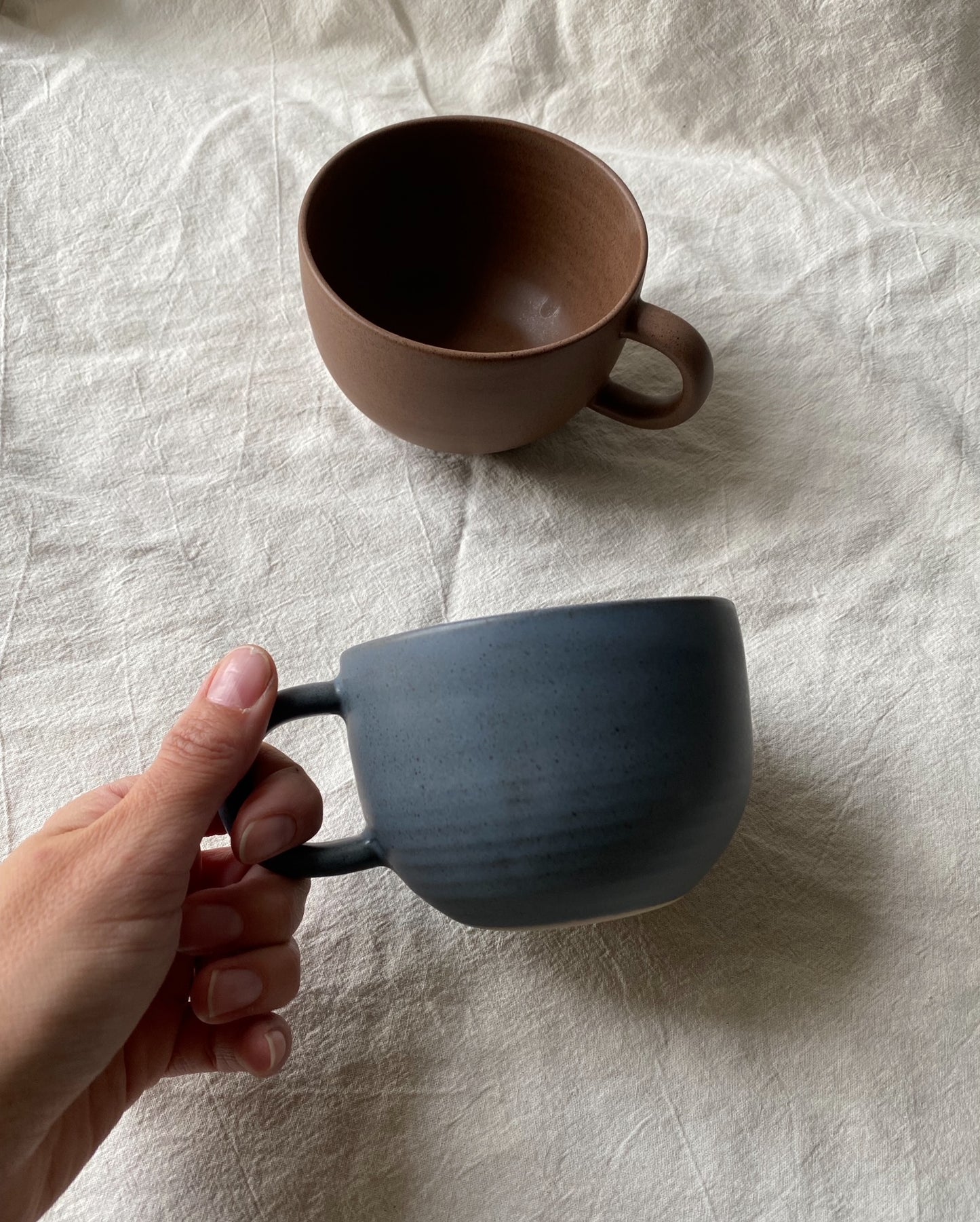 Oktober Tekop, Blå - Julie Damhus Studio