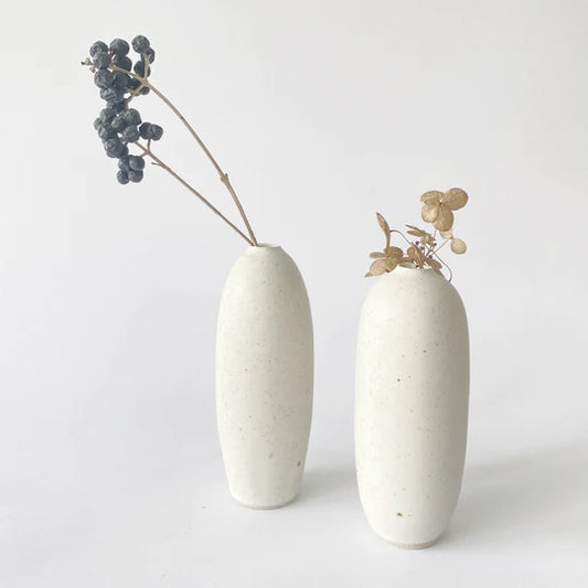 Torpedo Vase White (Small) - Viki Weiland