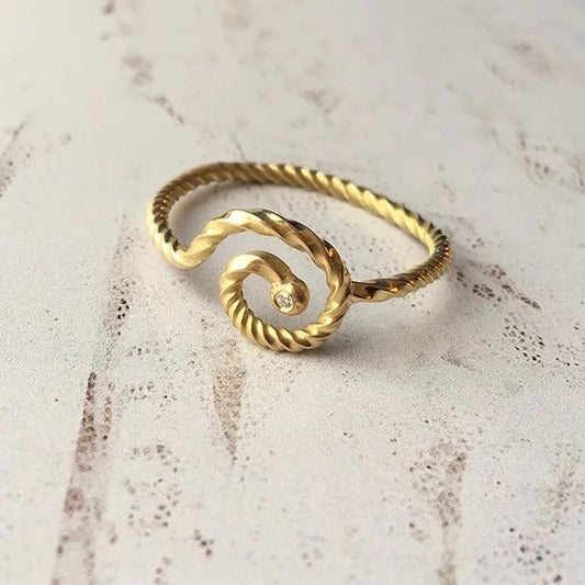 Nova Ring, Guld - Lemon Honey Jewellery