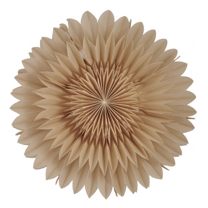 Lotus, Papirstjerne, Ø44 cm, Beige - Watt og Veke