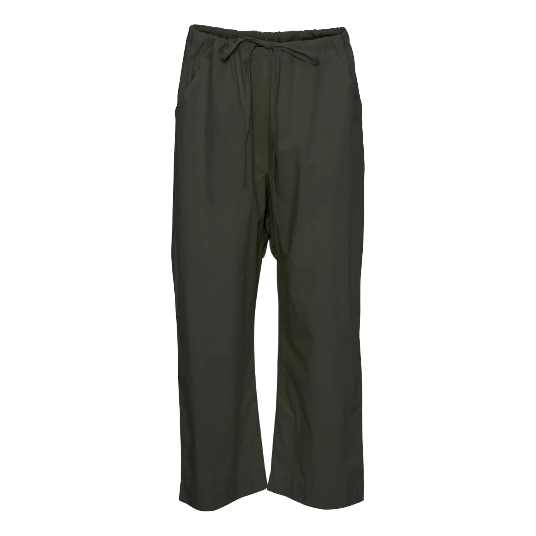Milano String Ankle Pant, Duffel Bag Grøn - Frau