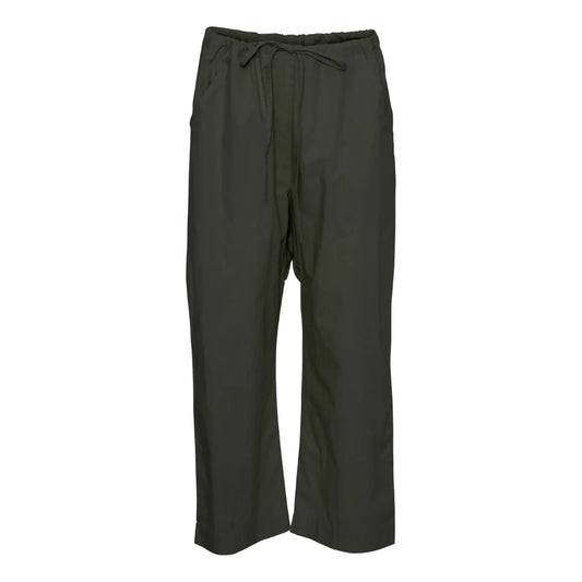 Milano String Ankle Pant, Duffel Bag Grøn - Frau