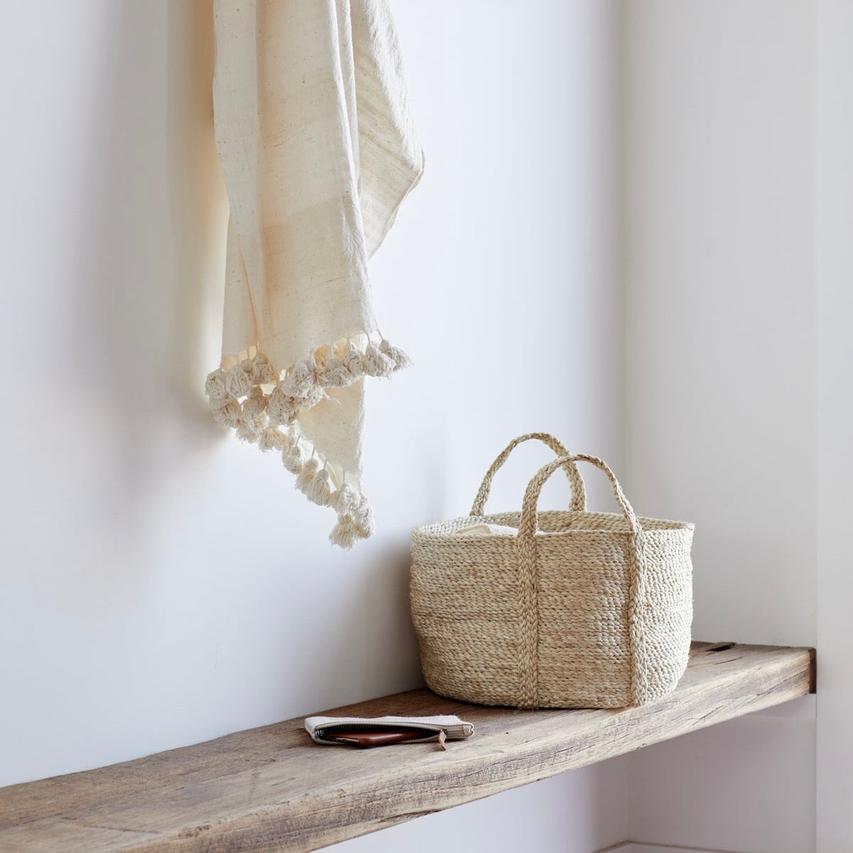 Round Jute Basket - The Dharma Door