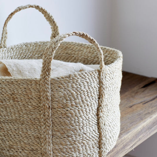 Round Jute Basket - The Dharma Door