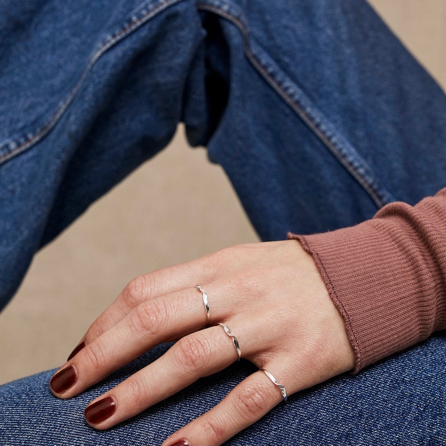 Wave Ring I, Silver - Trine Tuxen