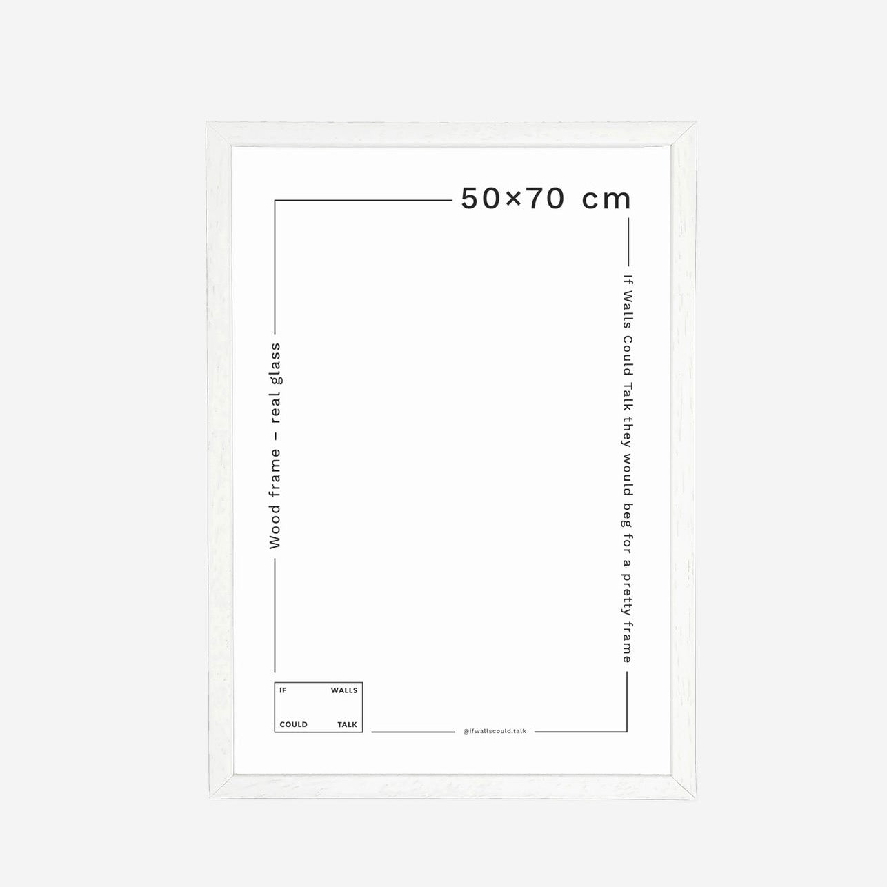 Ramme 50x70 - White