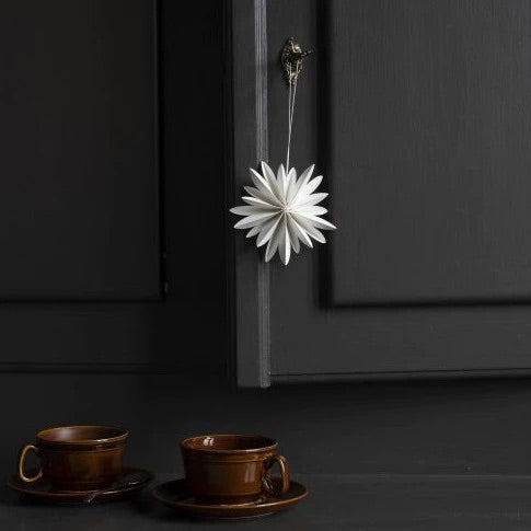 Håndfoldet Ornamant i Papir, Flower - Watt og Veke