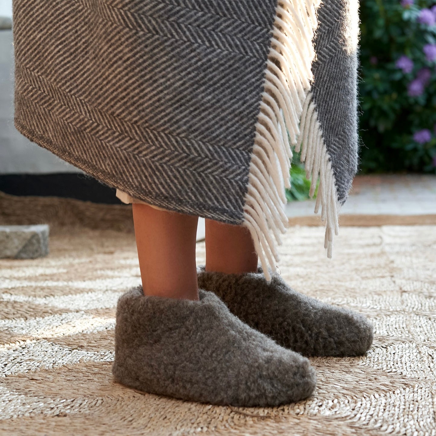 Hjemmesko Brun, Lav model - The Cozy Sheep