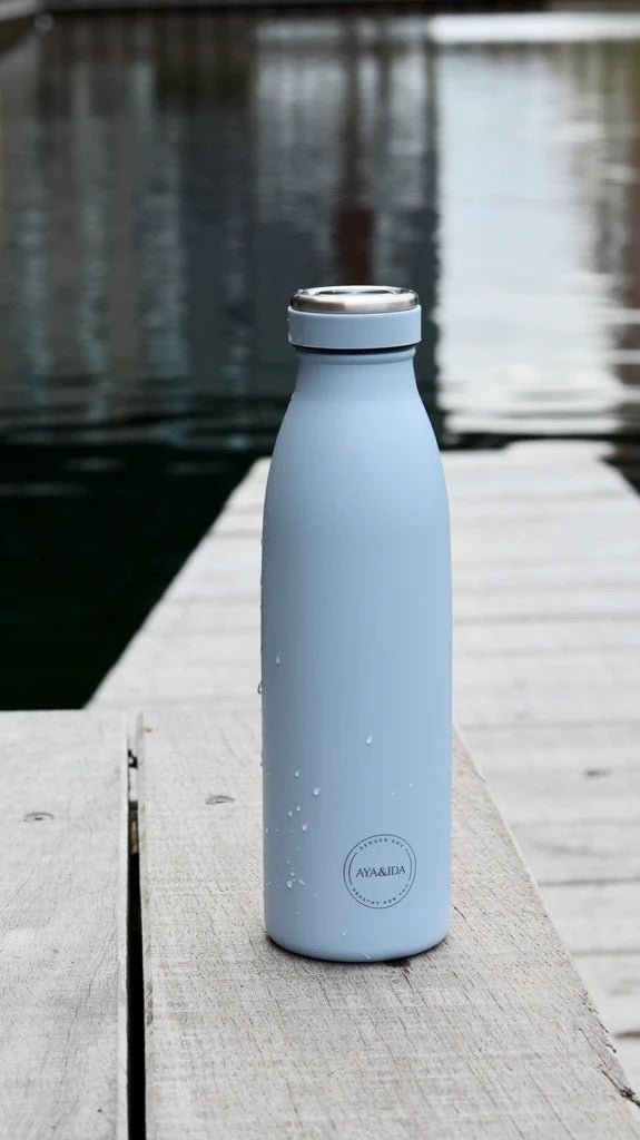 Drikkeflaske, Powder Blue, 500 ml - AYA&IDA