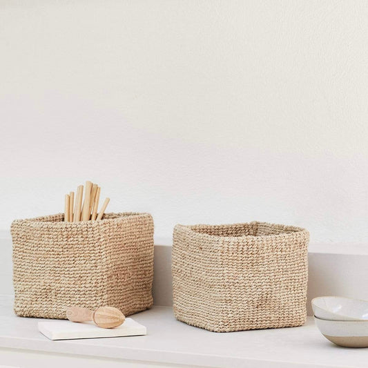 Small Sona Square Basket Duo - The Dharma Door