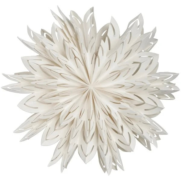 Siv Papirstjerne, Ø 60 cm, Hvid - Watt og Veke