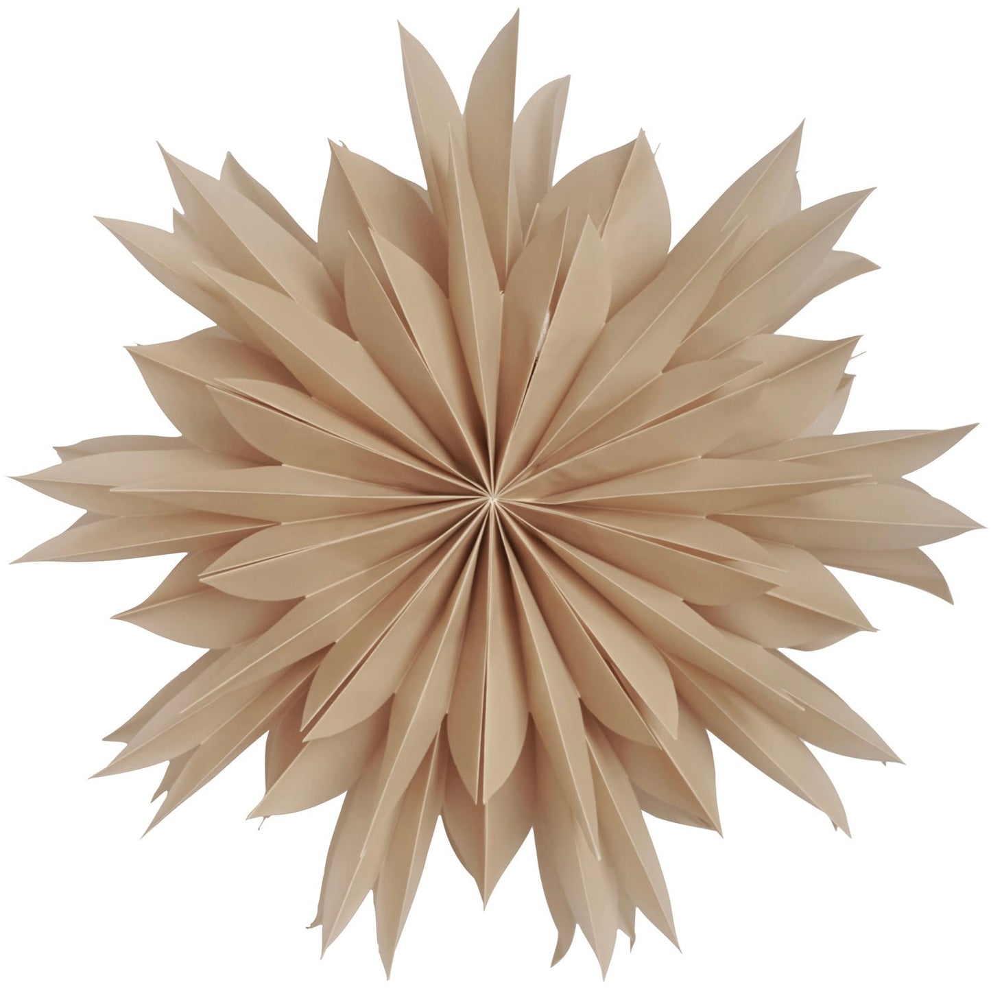 Athena, Papirstjerne, Ø 50 cm, Beige - Watt og Veke