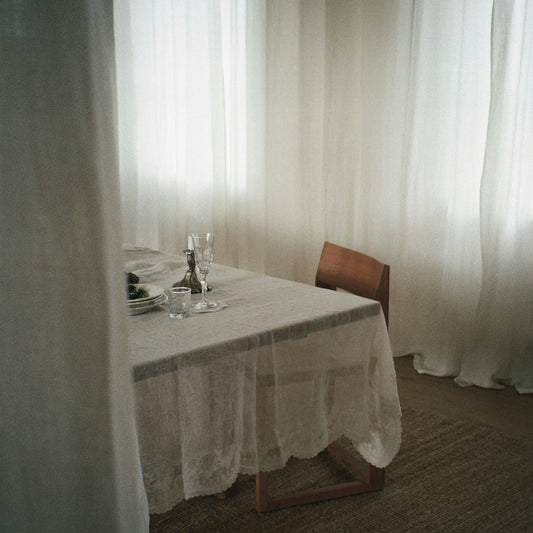 Heims Embroidery Table Cloth, 140 x 280